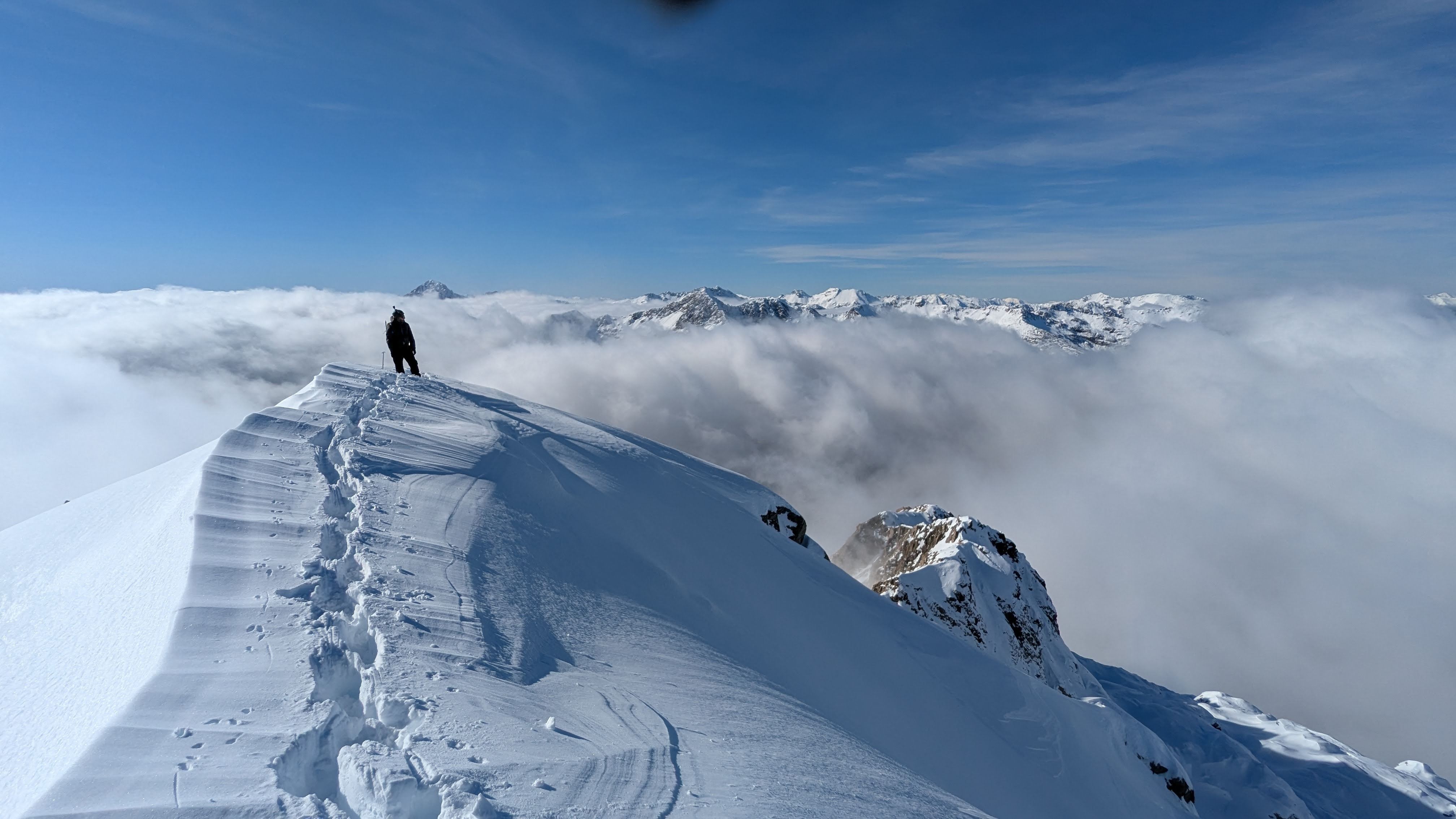 Mountain view at sunrise